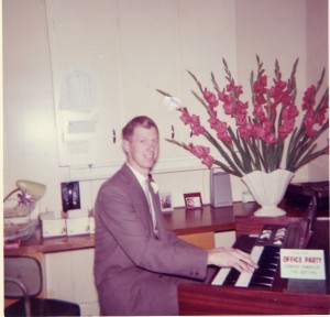 Bill Martin at the organ