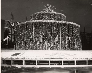 A fountain of flowers