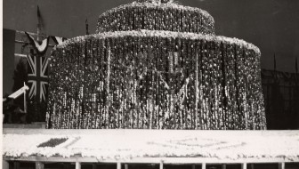 A fountain of flowers
