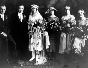 Wedding photo from 1925