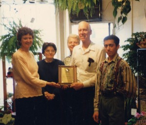 Martin staff and award