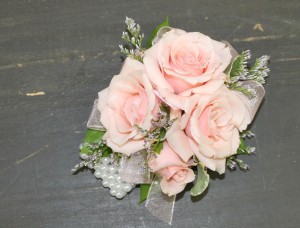 Wrist Corsage Pink Roses