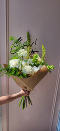 White & Green Bouquet.