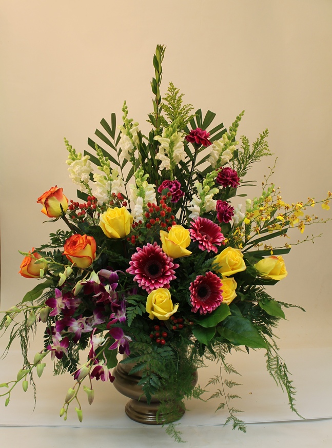 Flower Arrangements created by Martin's, the Flower People for Funeral ...